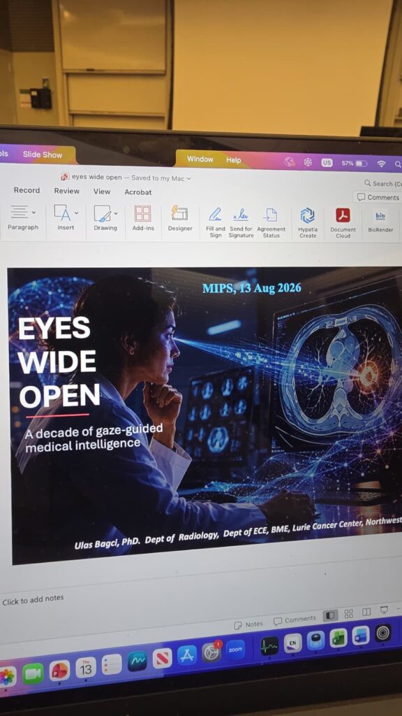 Ulas Bagci delivers a keynote at MIPS XXI 2026 — original accompanying document or figure