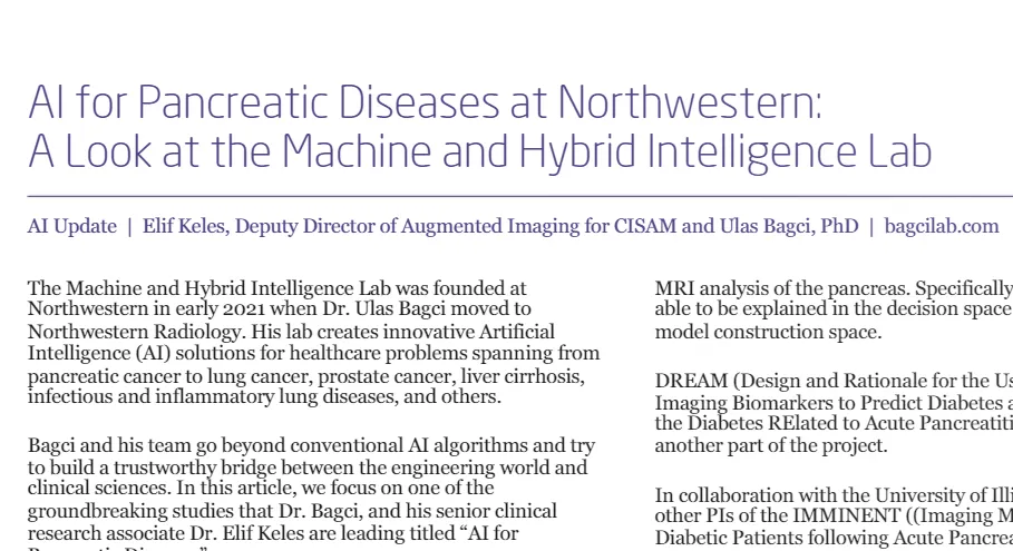 Spotlight in NU’s Newsletter — original accompanying document or figure